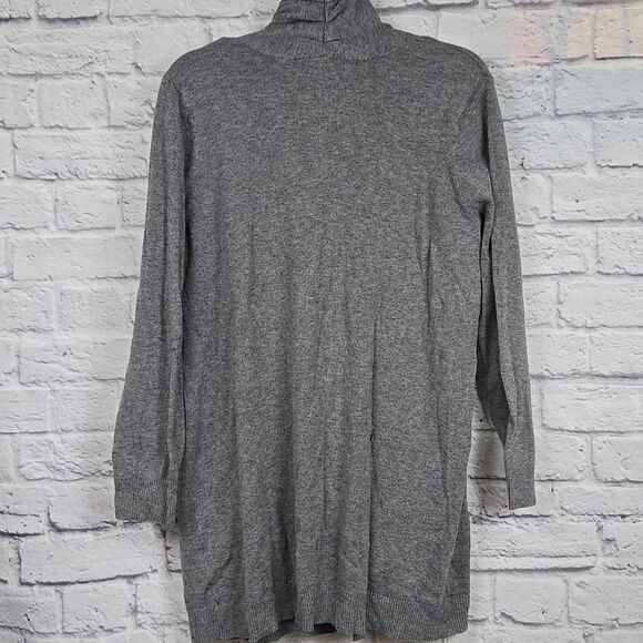 Evolution by Cyrus Ladera Gray Open Front Pocket Cardigan Sweater Stitch Fix 1X - Picture 9 of 9